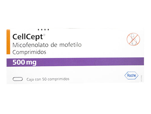 CELLCEPT 500 MG 50 CPR