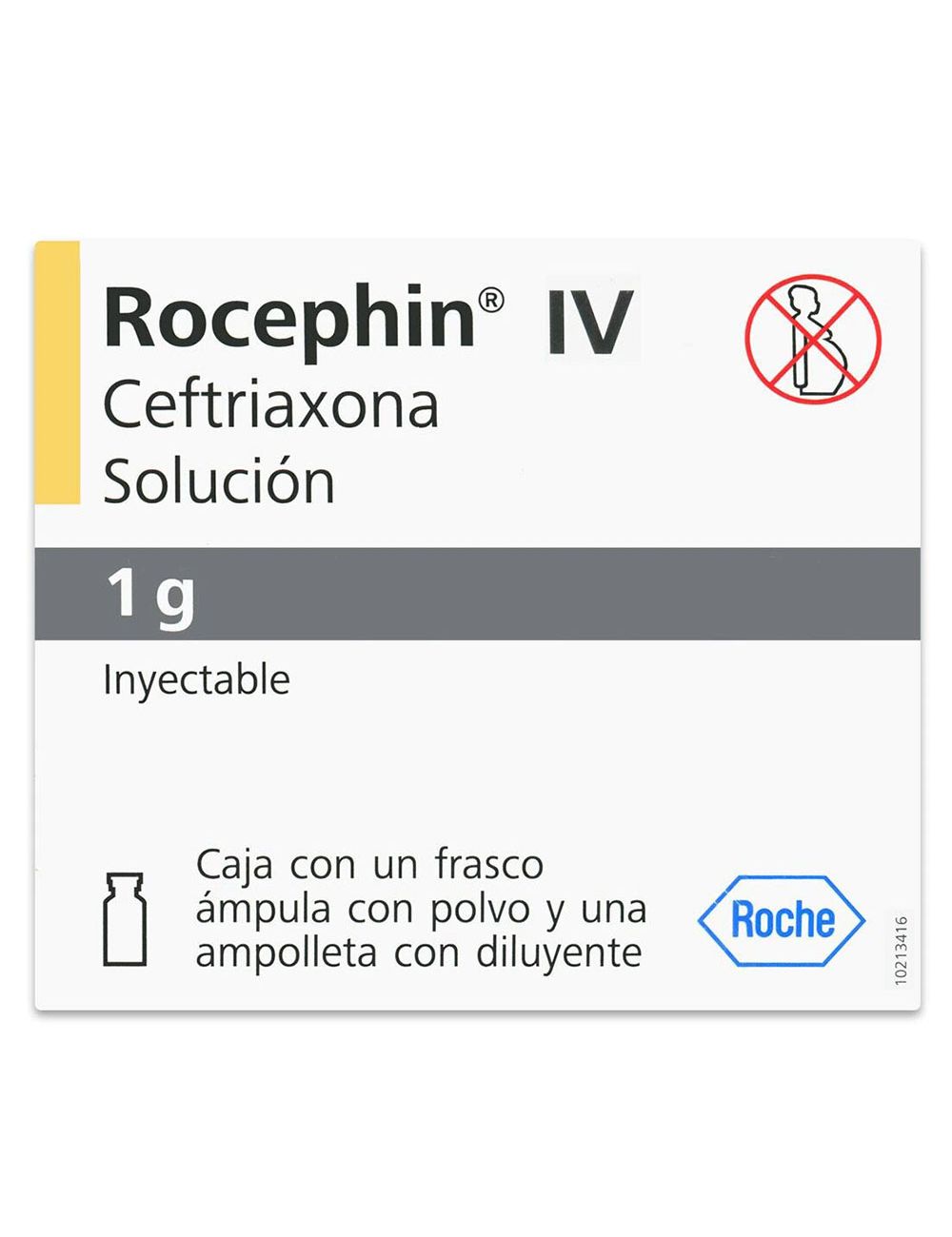 ROCEPHIN 1 G IV 10 ML