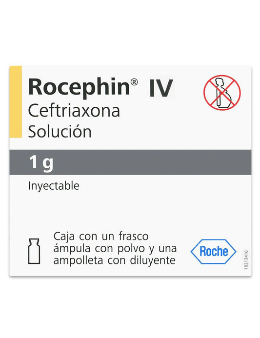 ROCEPHIN 1 G IV 10 ML