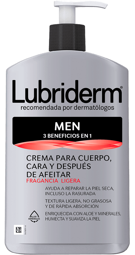 LUBRIDERM MEN 3EN1 FRAG LIG - CRE 120ML