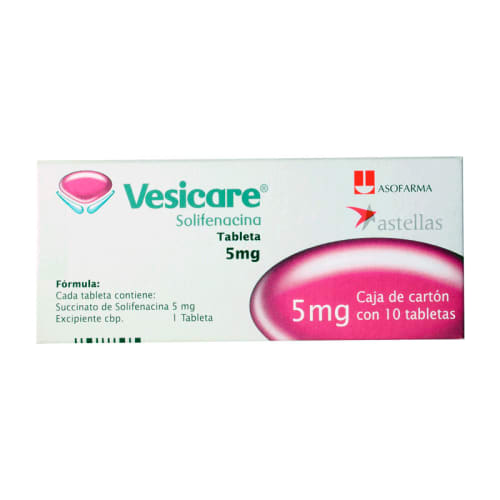 VESICARE 5 MG TAB RECUB 10