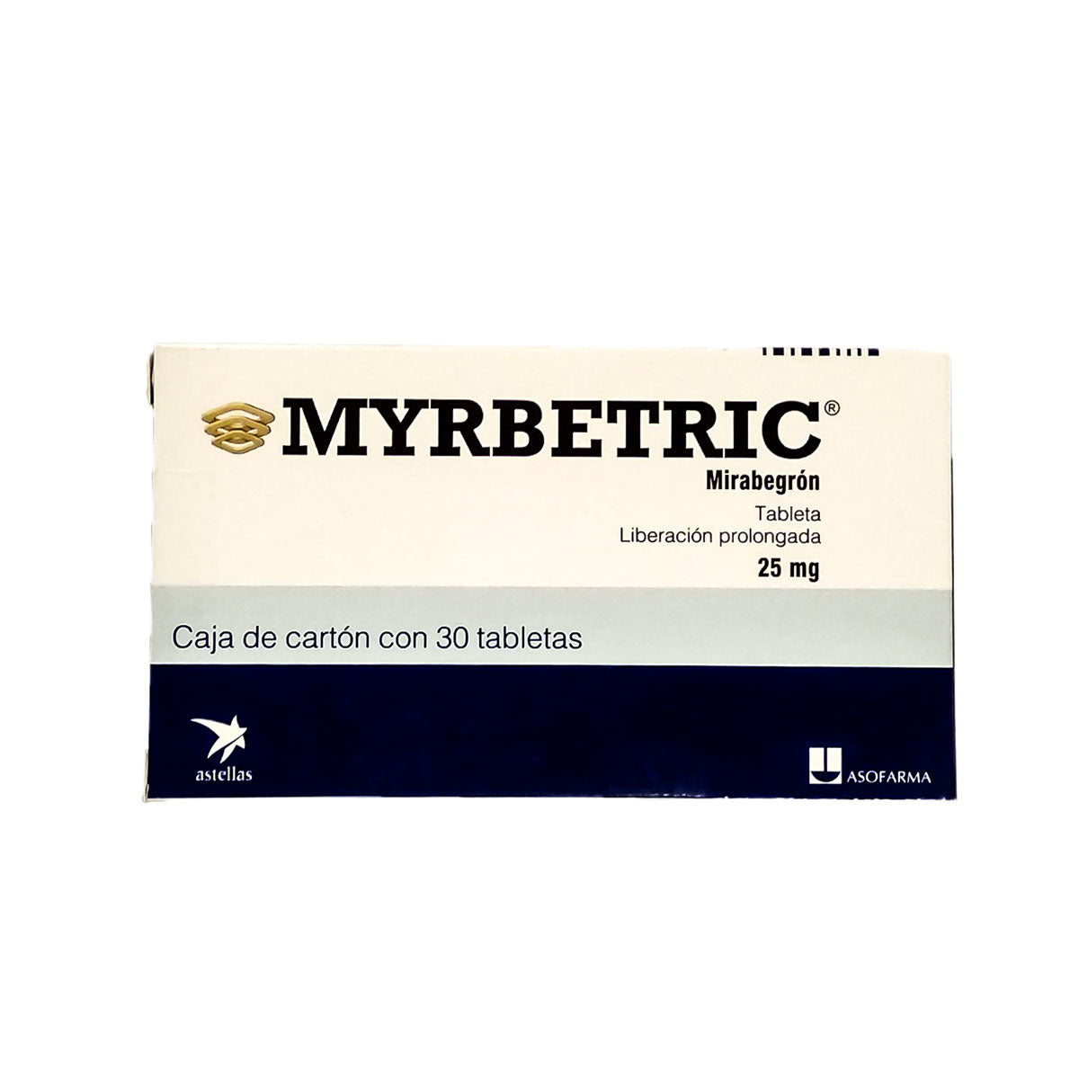 MYRBETRIC LP 25 MG 30 TAB