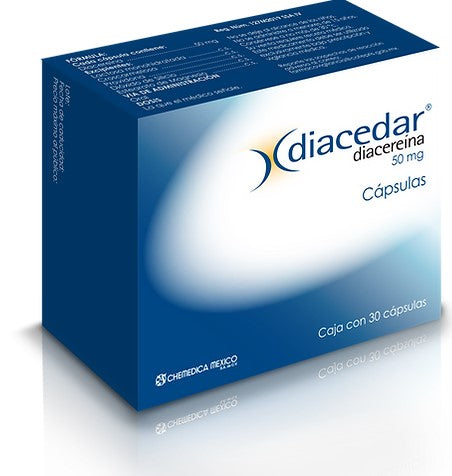 DIACEDAR 50MG - CAP 30