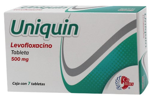 LEVOFLOXACINO 500MG 7 TAB   LGEN