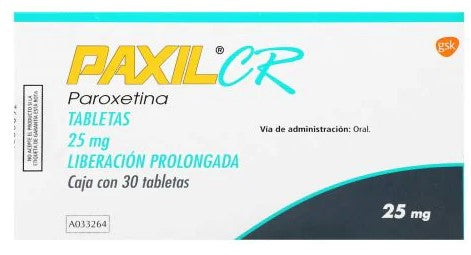 PAXIL-CR 25MG 30 TAB