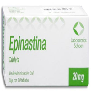 EPINASTINA 10 TAB 20 MG