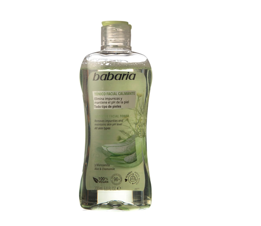 TONICO FAC BABARIA ALOE-MAN 200ML