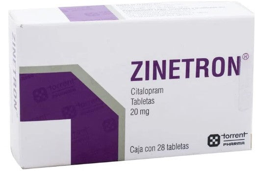 ZINETRON 20 MG 28 TAB