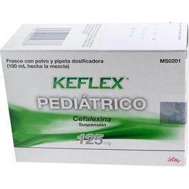 KEFLEX LIQUIDO PED 125MG C/PIPETA