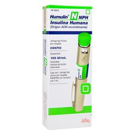 HUMULIN N KWIKPEN 100UI PREC 1X3 ML