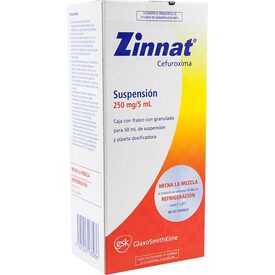 ZINNAT 250 MG 50 ML SUSP