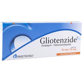 GLIOTENZIDE 10/25 MG 20 TAB
