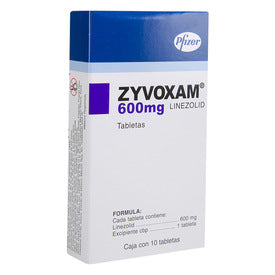 ZYVOXAM 600 MG TAB 10