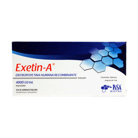 EXETIN-A FAM 4000UI CAJ C/6