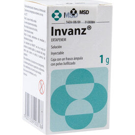 INVANZ 1 G SOL INY F.A.