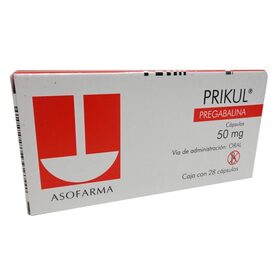PRIKUL 50 MG 28 CAPS