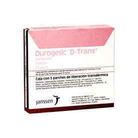 DUROGESIC D-TRANS25MCG/H5PARCHFRACI