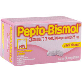 PEPTO-BISMOL 262.5 MG 24 CPR
