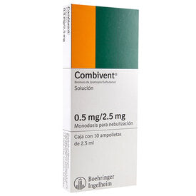 COMBIVENT .5/2.5MG AMP 10X2.5 ML