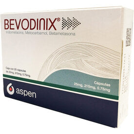 BEVODINIX 25/215/0.75MG CAPS 20