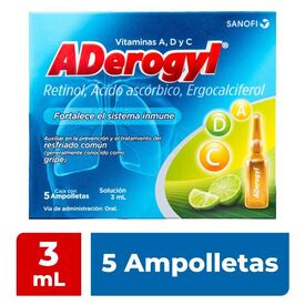 ADEROGYL 15 ORAL 5X3 ML AMP