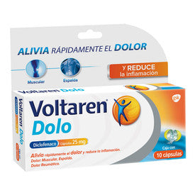 VOLTAREN DOLO 25 MG 10 CAPS