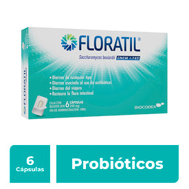 FLORATIL 200 MG 6 CAPS