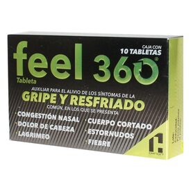 FEEL 360 500MG TAB C10