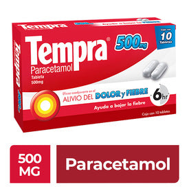 TEMPRA 500 MG 10 TAB