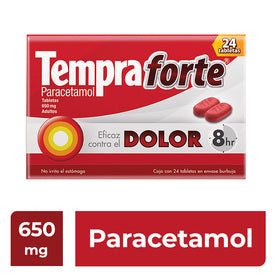 TEMPRA FORTE 650 MG 24 TAB