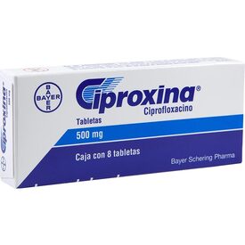 CIPROXINA-BP 500 MG 8 TAB