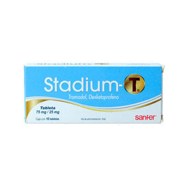 STADIUM-T 75/25MG 10 TAB