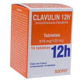 CLAVULIN 12H 875/125MG 10 TAB