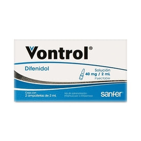 VONTROL 40 MG SOL INY 2X2ML AMP