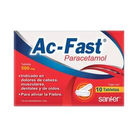 AC-FAST 10 TAB 500 MG