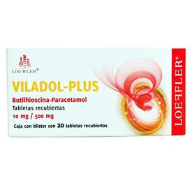 VILADOL PLUS 10MG/500MG TAB C20