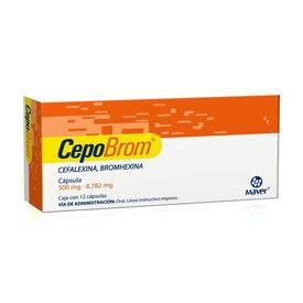 CEFALEX/BROMH 500MG 12 CAPS LGEN