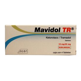 KETO/TRAM 10/25MG 4TAB SUBLILGEN