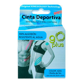 CINTA KINESI GO PLUS AZUL 20TIRAS