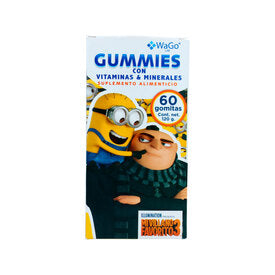 GUMMIES SUP ALIM MINIONS C60
