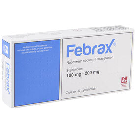 FEBRAX 100/200 MG SUPS 5