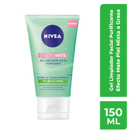 GEL NIVEA LIMP FAC EFEC MATE150ML