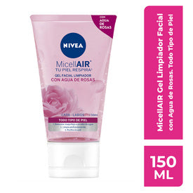 GEL NIVEA FACIAL LIMP ROSAS 150ML