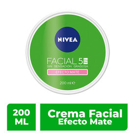 CRA NIVEA FAC 5EN1 EFEC MATE200ML