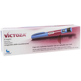 VICTOZA 6MG/ML PLUMA-INY C/2