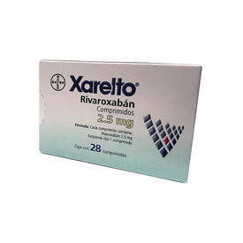 XARELTO 2.5 MG 28 CPR