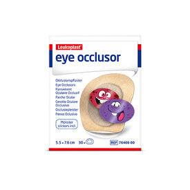 PARCHE OCULAR LEUKO 5.5X7.6CM 30PZ