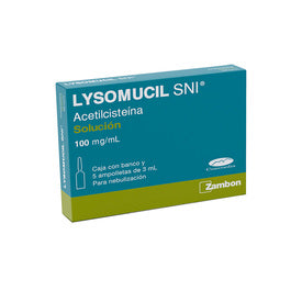 LYSOMUCIL SNI 100MG SOL 5X3ML AMP