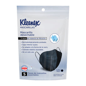 MASCARILLA KLEENEX DES 3CAP NGO C/5