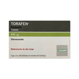 TORAFEN 400MCG EFERV 28 TAB   FRACI